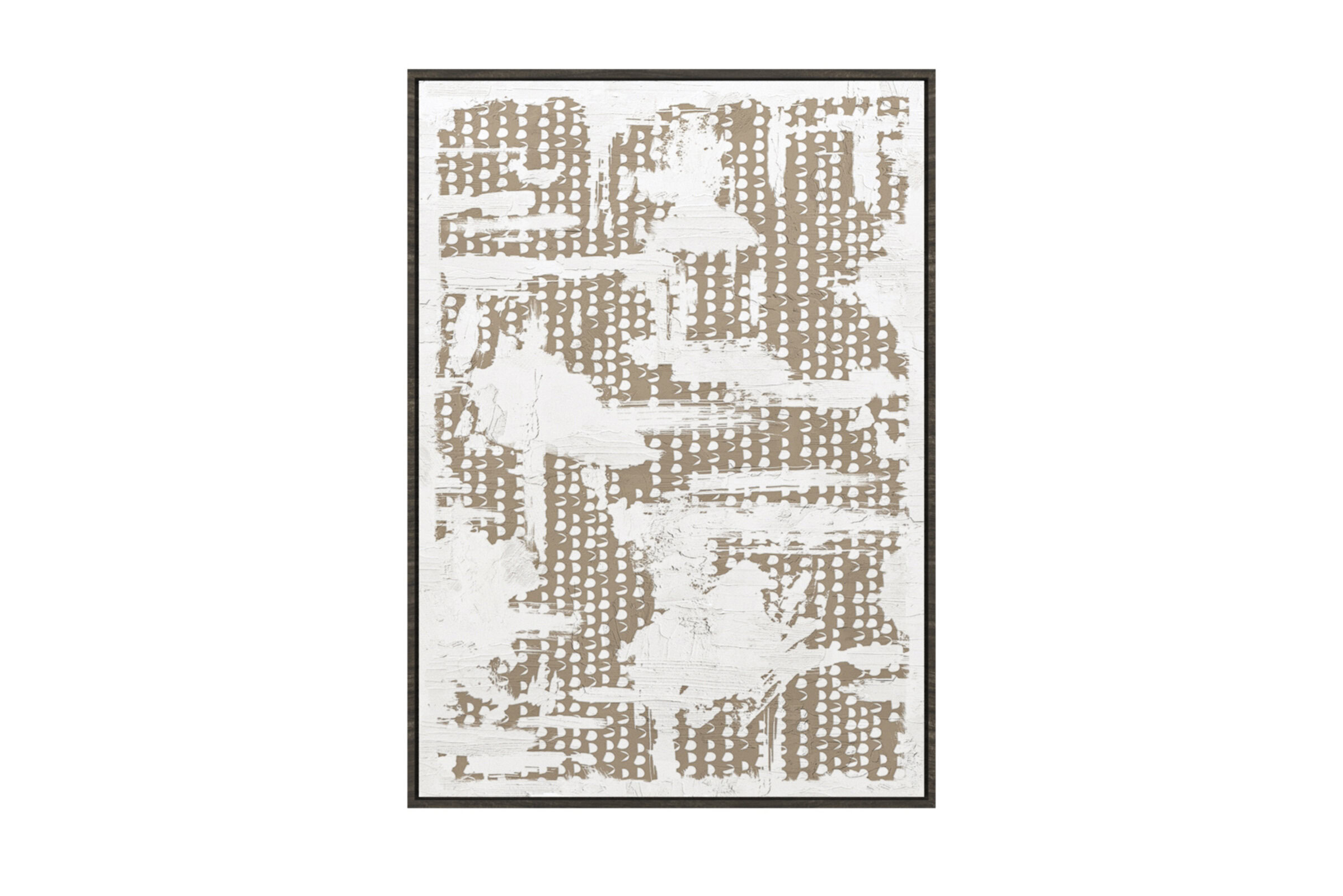 Contemporary beige and white abstract rug with geometric patterns, ideal for modern living rooms and bedrooms, enhancing interior decor with stylish comfort.
