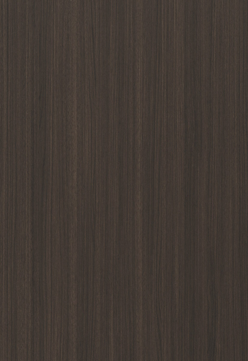 Dark walnut wood grain finish for high-quality furniture design.
