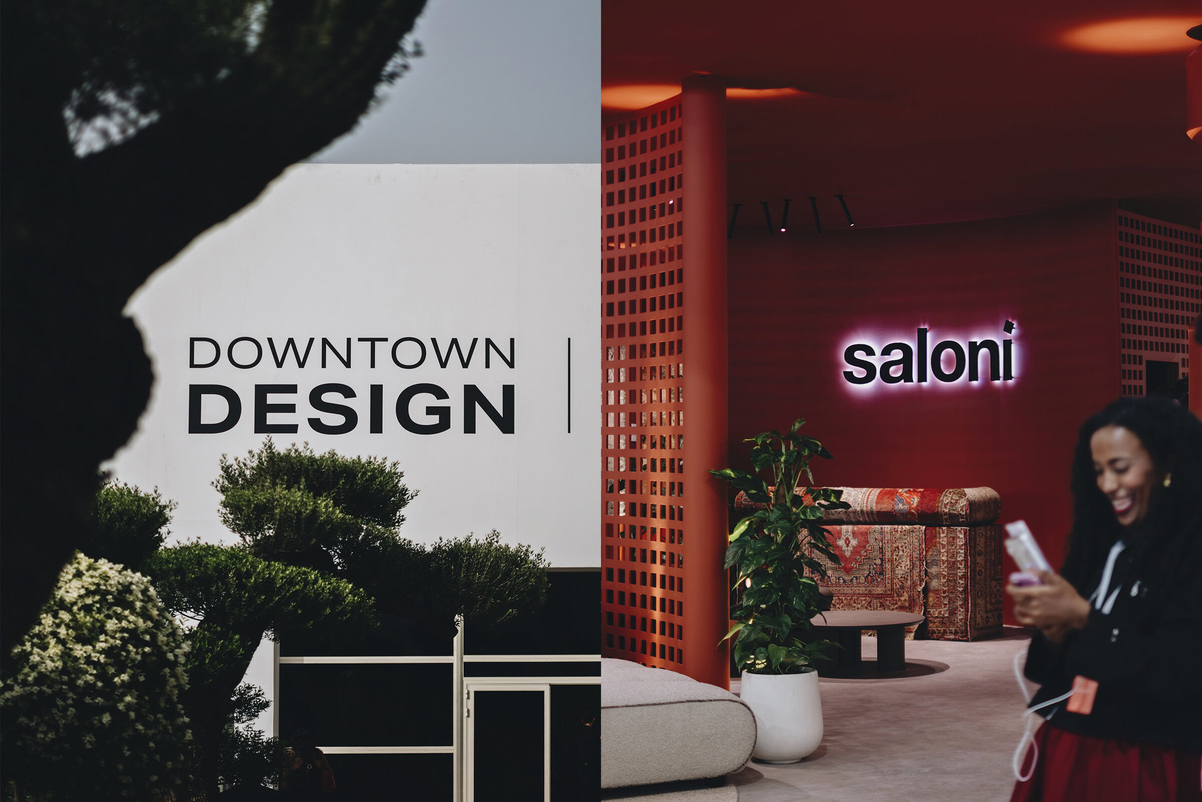 Modern interior of Saloni Furniture showroom featuring stylish furniture and decor elements for contemporary home design.